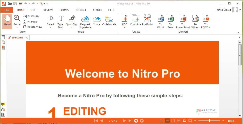 Nitro Pro Enterprise Crack With Activation Key Full Version